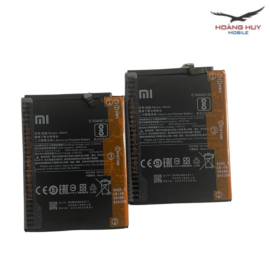 Pin Xiaomi Redmi 7,Redmi Note 8 BN46 Dung Lương 4000mAh Hàng Zin Nhập Khẩu Bảo Hành 6 Tháng 1 Đổi 1