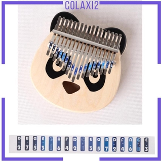 Kalimba Thumb Scale Note Logo Sticker Percussion Parts Access Gift Kit