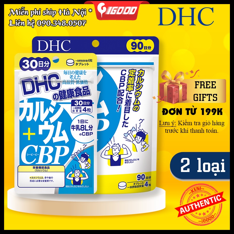 (SALE SỐC giảm thêm 30%) IGOOD - Viên uống Bổ sung Canxi DHC Calcium + CBP Nhật Bản