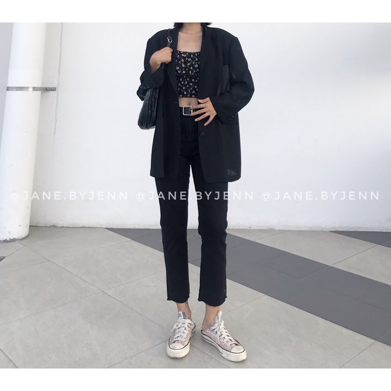 Quần skinny jeans ống thẳng cạp cao co dãn (ảnh thật và video) | BigBuy360 - bigbuy360.vn