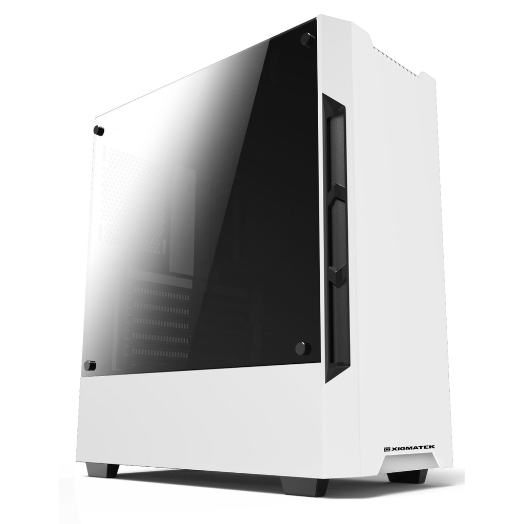 Vỏ case máy tính Xigmatek Nemesis White | Kính cường lực | Hỗ trợ lắp main ATX, Micro-ATX | BigBuy360 - bigbuy360.vn