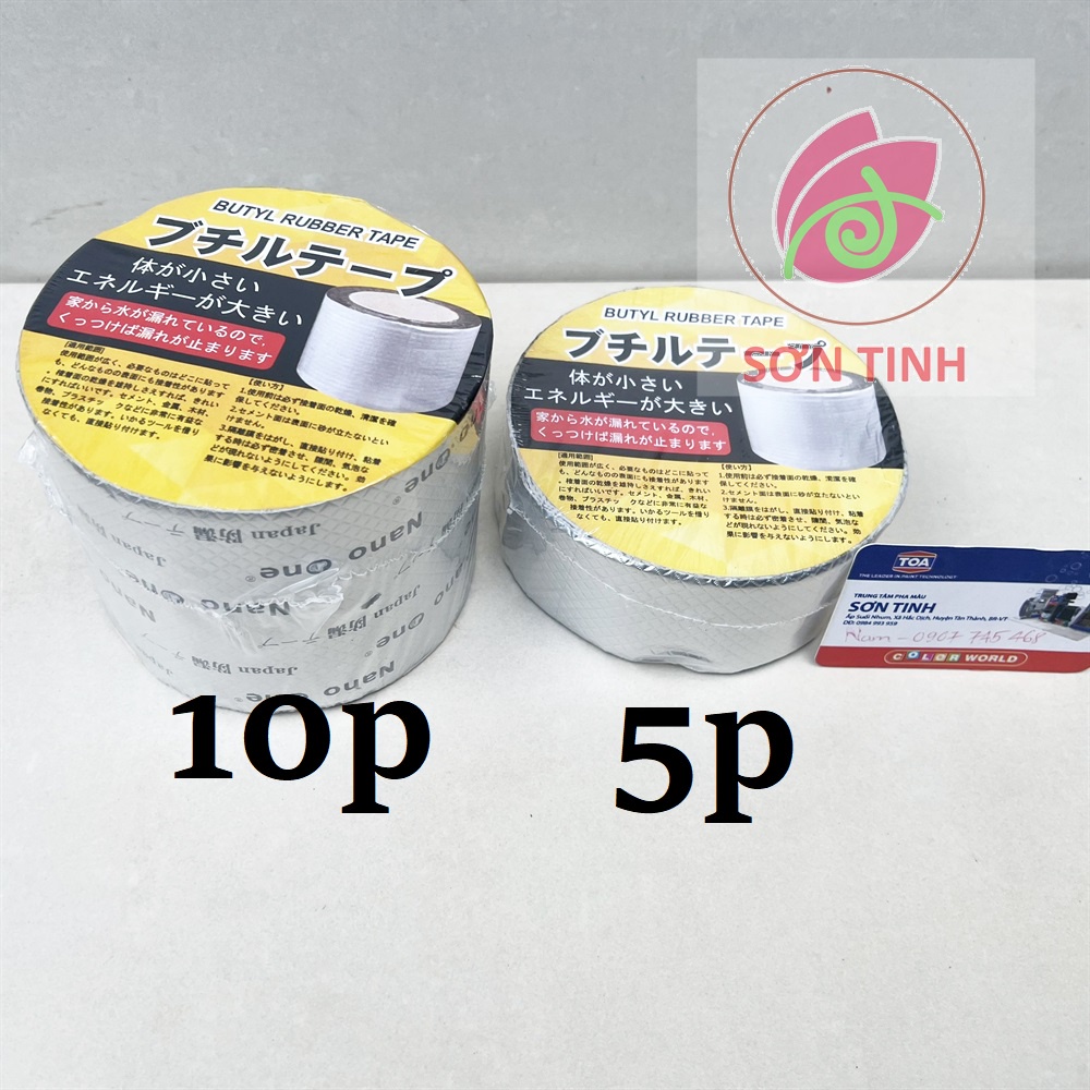 BUTYL RUBBER TAPE Băng keo chống thấm dột công nghệ Nhật Bản - Chống dột mái tôn - Chống thấm nước