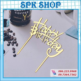 [FREESHIP❤️] Meka Happy Birthday Mẫu 26 - Meka chữ trang trí bánh kem, trang trí bánh sinh nhật