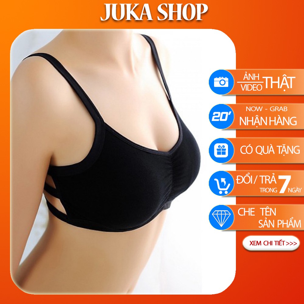 [ ẢNH THẬT COMBO 3 Áo Bra 3 dây có đệm ngực không gọng, mỏng mát -đồ lót nữ Juka Shop