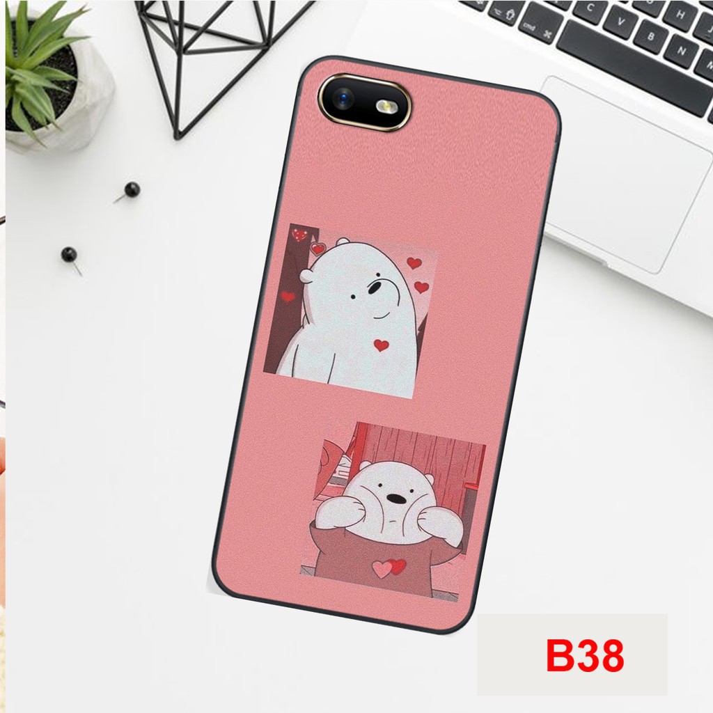 [HOT]ỐP LƯNG OPPO A3S/A1K/REALME C1/REALME C2 HÌNH 3 CHÚ GẤU CỰC DỄ THƯƠNG