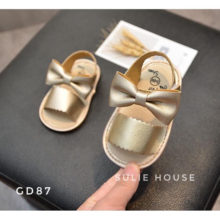 Sandal hở mũi đính nơ - GD87