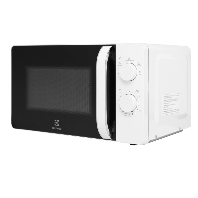 [Mã ELHADEV giảm 4% đơn 300K] Lò Vi Sóng Electrolux EMM20K18GW 20 lít - Điều Khiển Nút Vặn - 5 Mức Điều Chỉnh