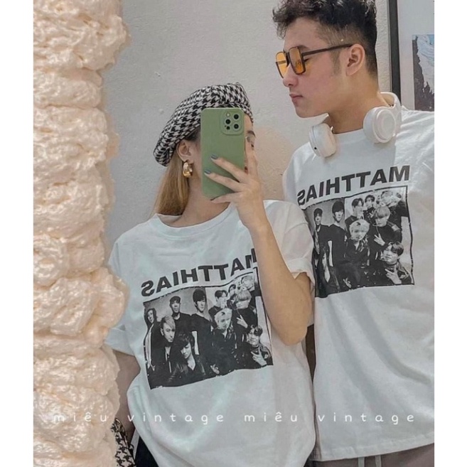 Áo Phông Fom Rộng Matthias Nam Nữ