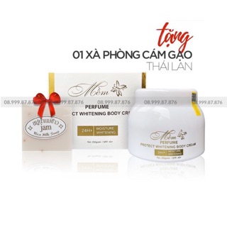 [ Tặng Kèm Xà Phòng Cám Gạo Kích Trắng ] Kem Body Mềm Chữ A