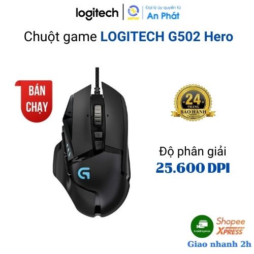 Chuột Game Có Dây Logitech G502 Hero