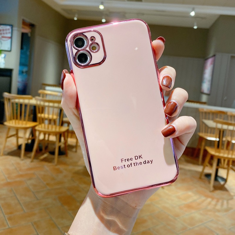 Ốp Điện Thoại Mềm Mạ 6D Chống Rơi Cho OPPO A16K A15 A54 A55 A74 A93 A94 A95 4G A7 A5S