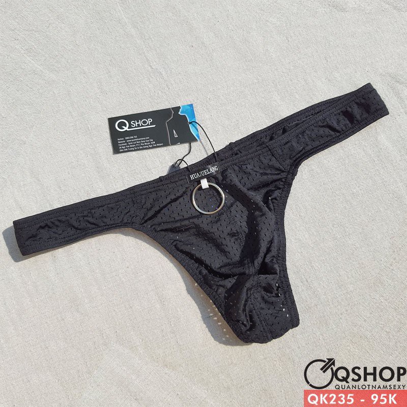 QUẦN LỌT KHE NAM THUN LƯỚI LỖ THOÁNG MÁT QSHOP QK235