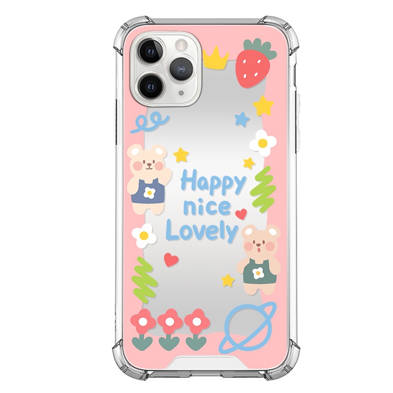 Ốp lưng iphone Ốp Điện Thoại Tpu Silicon Tráng Gương Thời Trang Cho Iphone 11 pro 12 pro 7 Plus 12 pro Xr Xs Max 7 8 Plus Se 2020 12 pro 13 pro 13 MINI-RK CASE