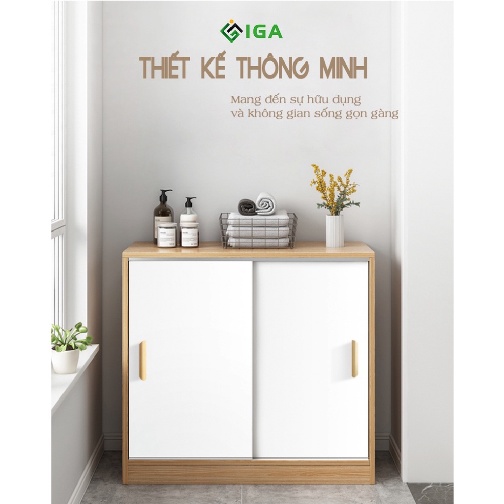 Tủ Đồ Đa Năng Cánh Trượt IGA Thông Minh Tiết Kiệm Diện Tích - GP148.13