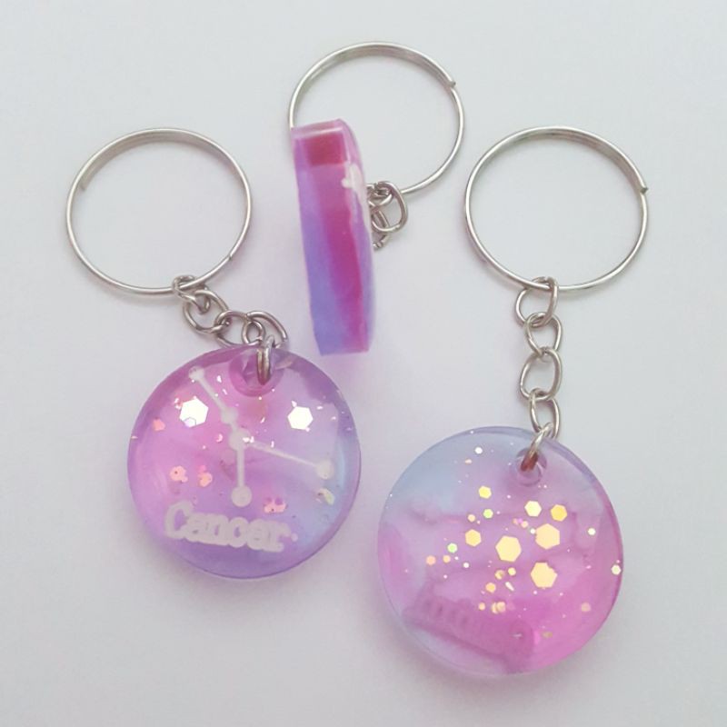 COMBO 3 MÓC KHÓA CUNG HOÀNG ĐẠO GALAXY - MÓC KHÓA TÚI BÚT - BA LÔ - CHÍA KHÓA