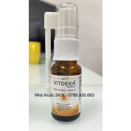 Vitdeka.Bổ Sung Vitamin D3k2 Dạng Xịt Giúp Hấp Thu Canxi,Xương Răng Chắc Khỏe