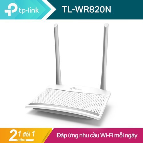 Bộ Phát Wifi 2 Râu TPLink 820N - Router Wi-Fi Chuẩn N Tốc Độ 300Mbps - Hàng Chính Hãng bảo hành đổi mới trong 24 tháng | BigBuy360 - bigbuy360.vn
