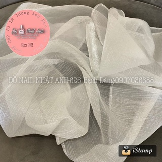 Khăn voan lưới, voan lụa tơ chụp ảnh nail