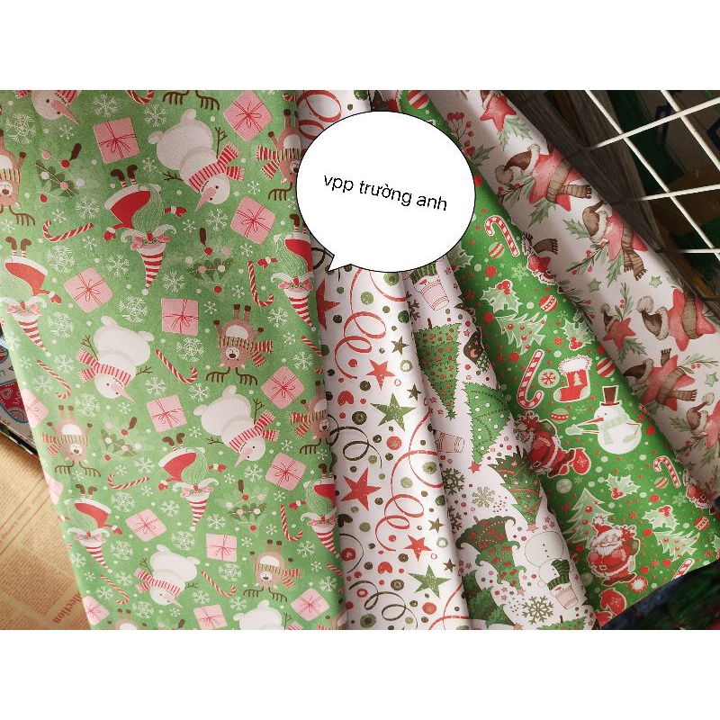 Combo 10 tờ giấy gói quà tặng giá rẻ