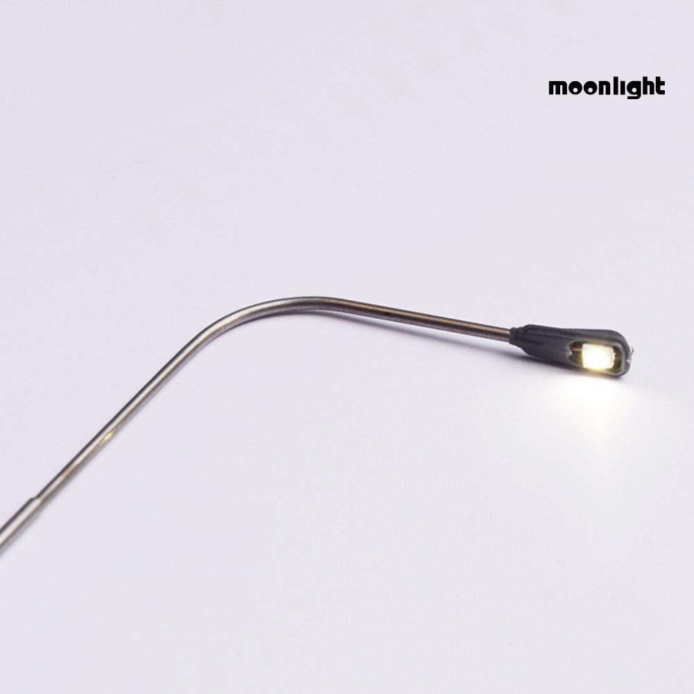 Bộ 10 mô hình đèn đường led mini trang trí tiểu cảnh