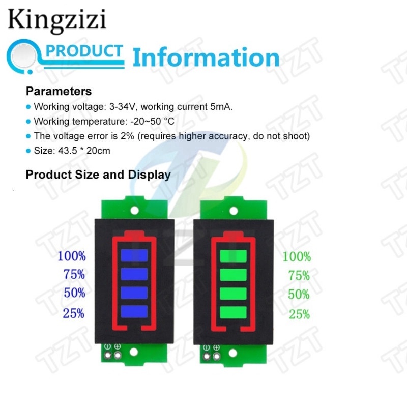 Mô Đun Kiểm Tra Pin Lithium 1 / 2 / 3 / 4 / 5 / 6 / 7 / 8s