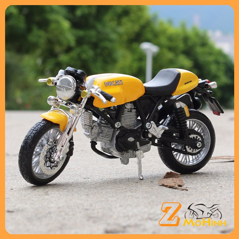 MÔ HÌNH XE MOTO Ducati Sport 1000 YELLOW | MAISTO tỷ lệ 1:18