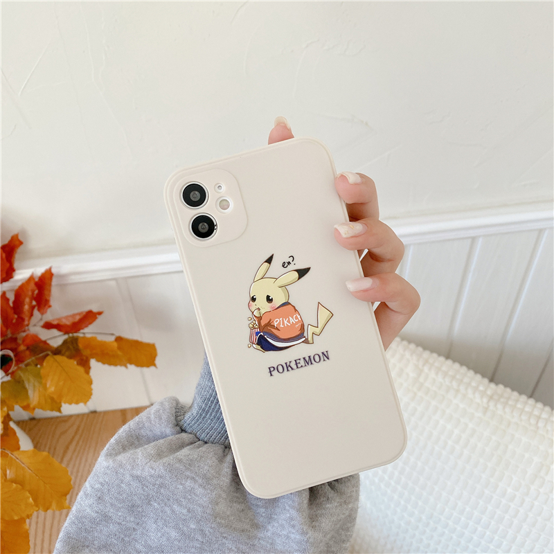 POKÉMON Hoạt Hình Ốp Điện Thoại Tpu Silicon Mềm Hình Pikachu Cho Iphone 12 Pro Max 11 Pro Max 12 7 8 Plus Se 2020 X Xs Max Xr