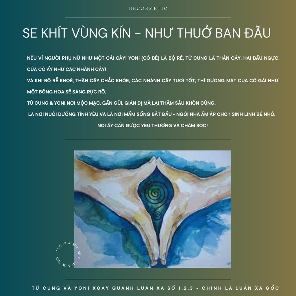 Xịt Phụ Khoa, Khử Mùi Se Khít Vùng Kín Dưỡng Ẩm, Làm Hồng, Giảm Khí Hư Giúp Vùng Kín Luôn Khô Thoáng, be.cosmetic 30ml