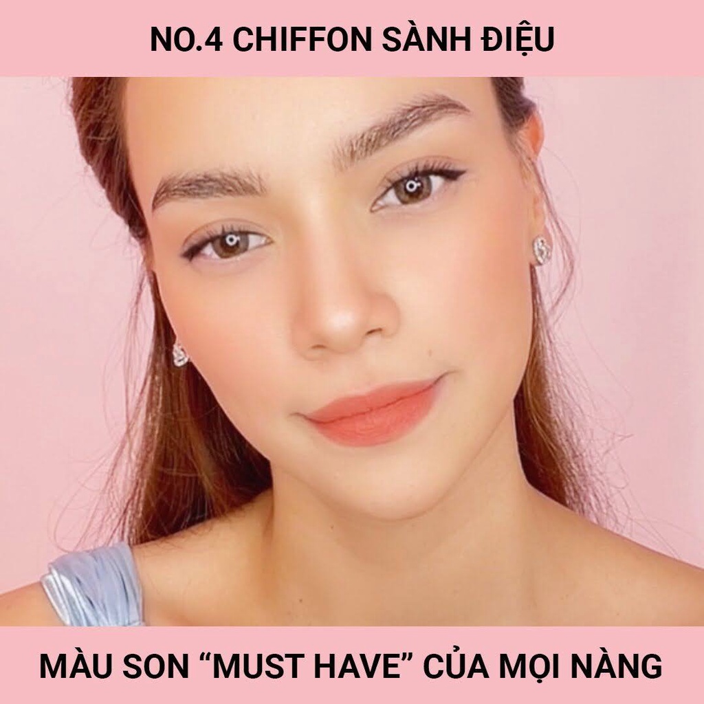 Son Môi Cao Cấp Luxury MOI - Son Lì Dưỡng Môi Không Chì Chính Hãng - MOI Cosmetics - Son M.O.I Hồ Ngọc Hà x Công Trí