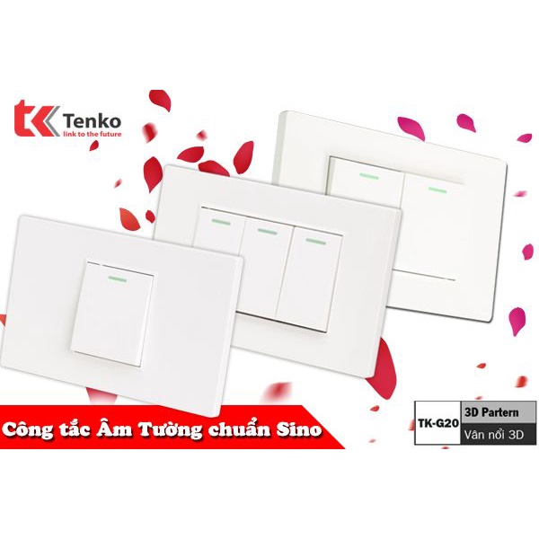 Công Tắc – Ổ Cắm Âm Tường Nhựa Cao Cấp TK-G20