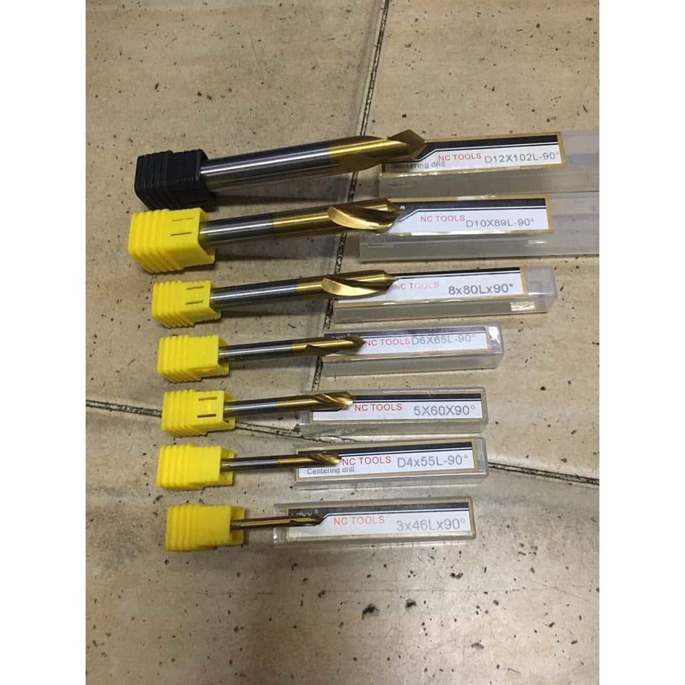 Chamfer, khoan định tâm 1 đầu 90 độ