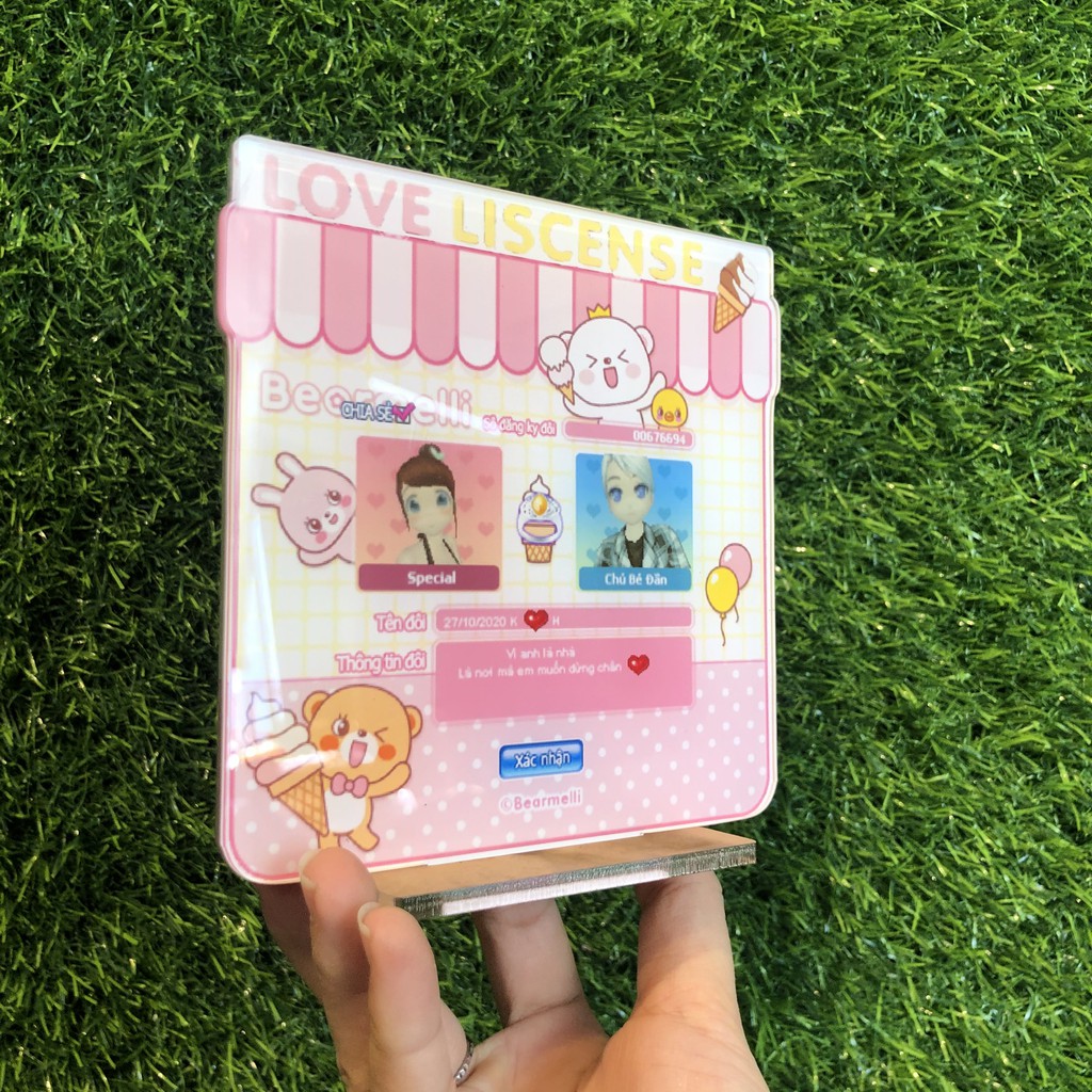 Stander đứng in ảnh theo yêu cầu - Kích thước 13x17cm