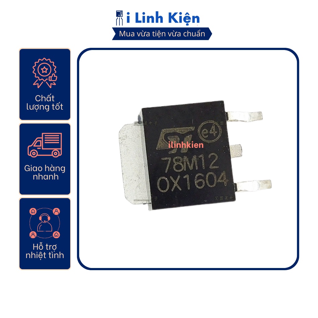 78M12 0.5A 12V TO-252 loại thường