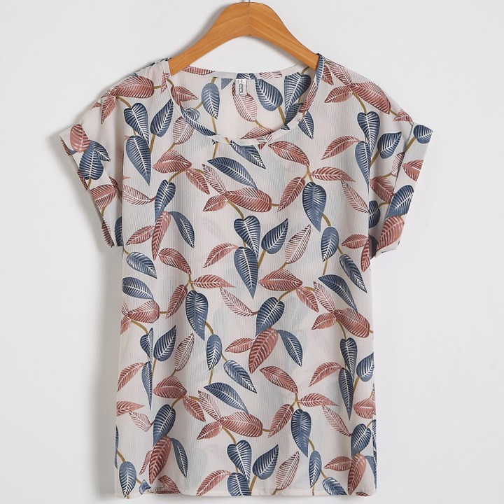 Áo kiểu nữ hình chiếc lá duyên dáng Ai-009i