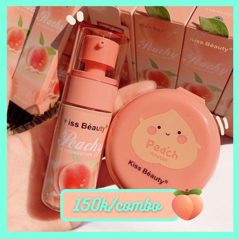 COMBO ĐÀO THẦN THÁNH (Kem Nền + Phấn Phủ)
