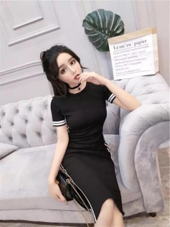 ĐẦM BODY PHỐI VIỀN THUN GÂN