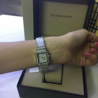 Đồng hồ Nữ Bee sister vuông đính đá  case 26mm