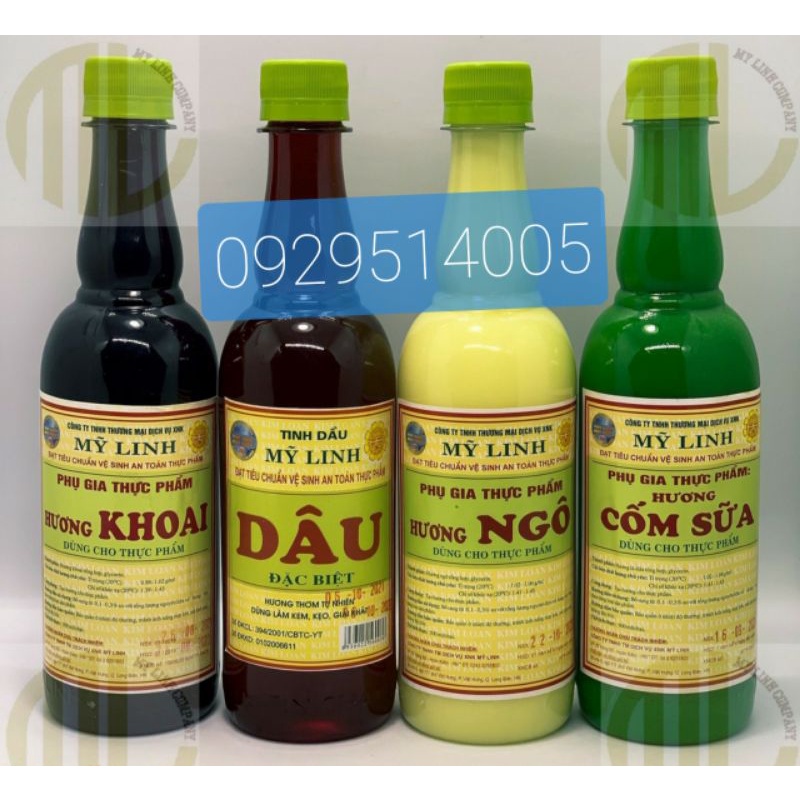 Tinh dầu - hương liệu -  phụ gia thực phẩm chai 500ml