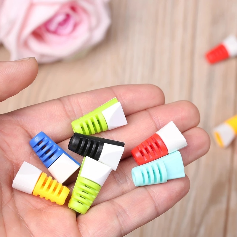 1 Cặp Vỏ Bọc Bảo Vệ Dây Cáp Co Giãn Nhiều Màu Cho IPhone Android