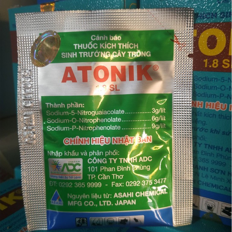 Phân Bón Lá ATONIK gói 10ml, Thuốc Kích Thích Tăng trưởng, atonik kích thích nảy mầm