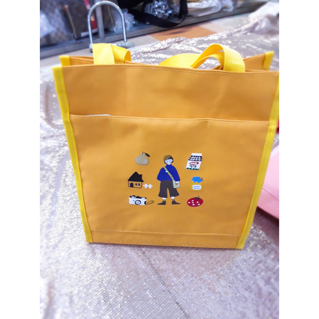 [Rẻ Vô Địch]Túi tote bag họa tiết hoạt hình chất dày hàng Quảng Châu kèm ảnh thật (Tuyển sỉ Ctv toàn quốc)