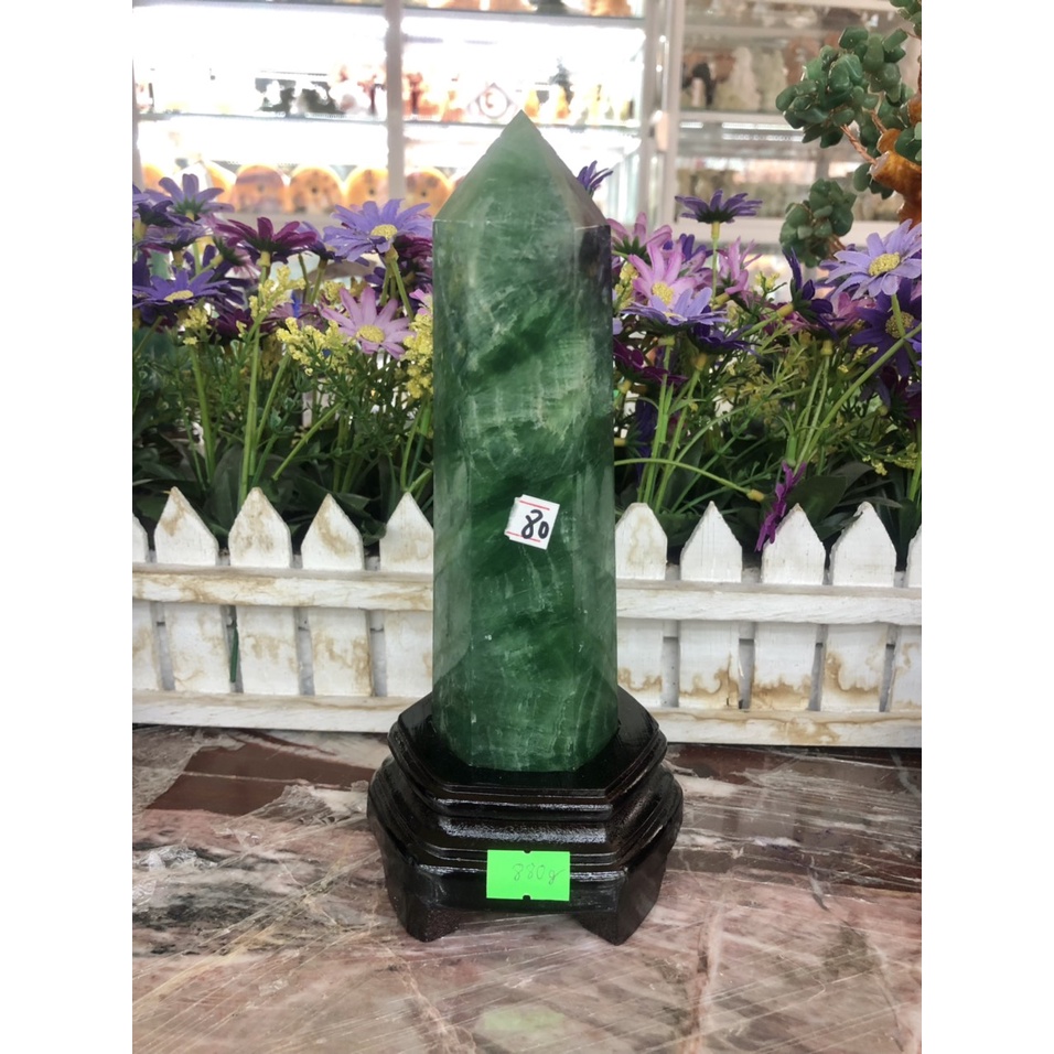 Trụ đá phong thủy trấn thạch đá TA. xanh