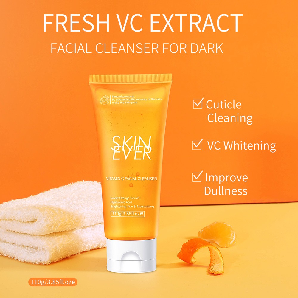 Set 3 Sản Phẩm Chăm Sóc Da SKIN EVER Cấp Vitamin C Làm Trắng Dưỡng Ẩm Chăm Sóc Da Hiệu Quả