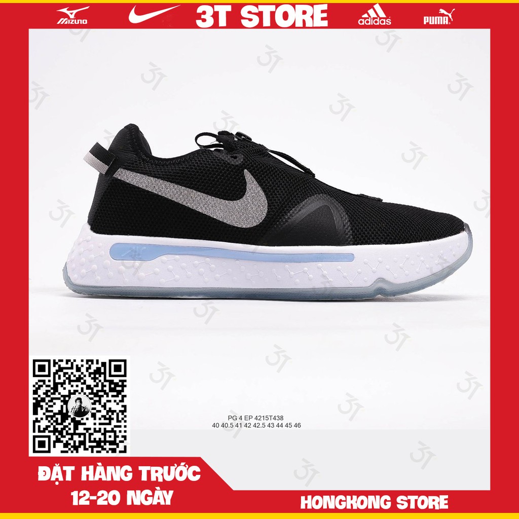 GIÀY SNEAKER MÃ SẢN PHẨM_Nike PG 4 EP“Black/White” NHIỀU MÀU PHONG CÁCH FULLBOX + FREESHIP KHI MUA 2 SẢN PHẨM