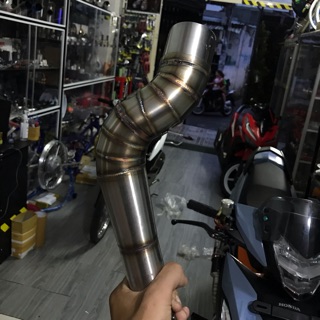 cổ pô  2 khúc gắn pô  độ mọi dòng xe