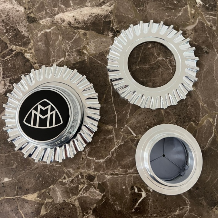 Logo chụp mâm, ốp lazang bánh xe ô tô Maybach BC-TY - giá 01 chiếc
