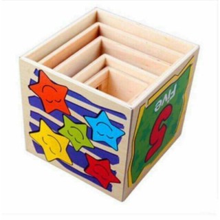 Thả hình - lồng hộp - Tháp trí lực 5 tầng