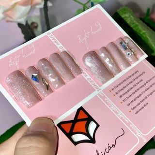 [ Nails Box] Móng tay úp giả mắt mèo