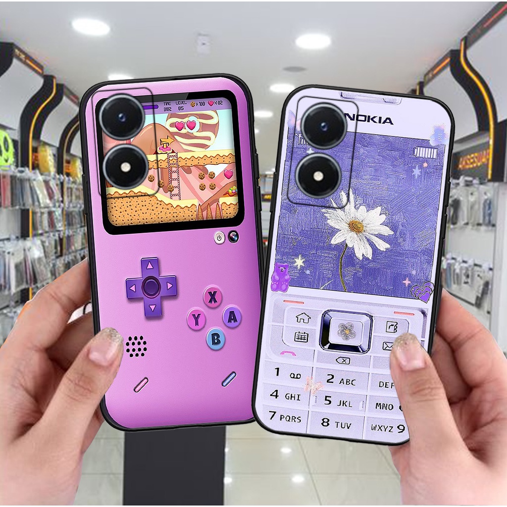 Ốp Vivo Y16 / Y02S / Y01 bộ hình điện thoại nokia huyền thoại , BTS , Vpop cute