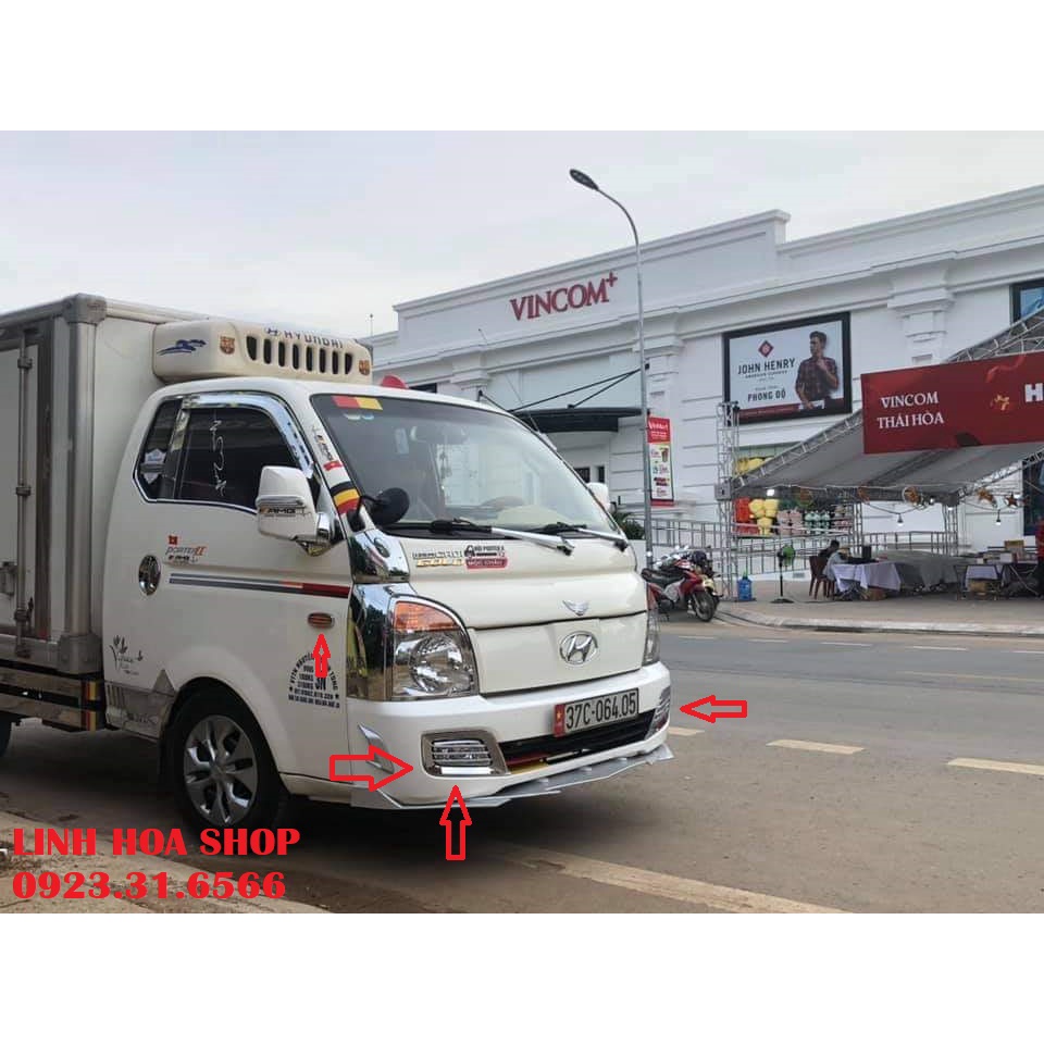 [HN] Ốp đèn gầm đèn tai xe tải Hyundai Porter II, H150, H100 - Hàng Hàn Quốc Cao Cấp